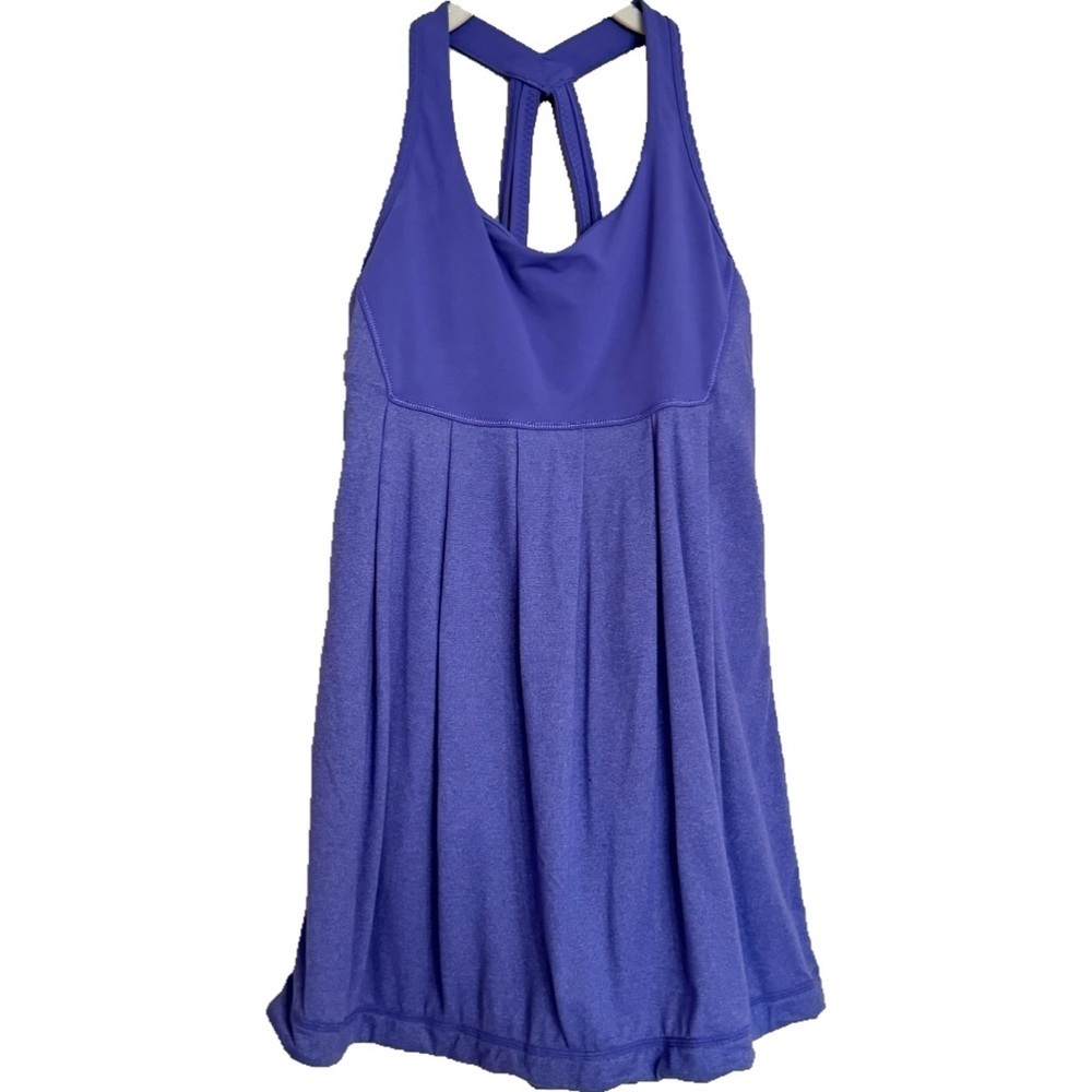 Lululemon Athletic Workout Tank Top Size 4 Racerback Power Technique Lilac